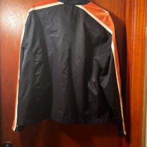 Men's Black and Orange Jacket
